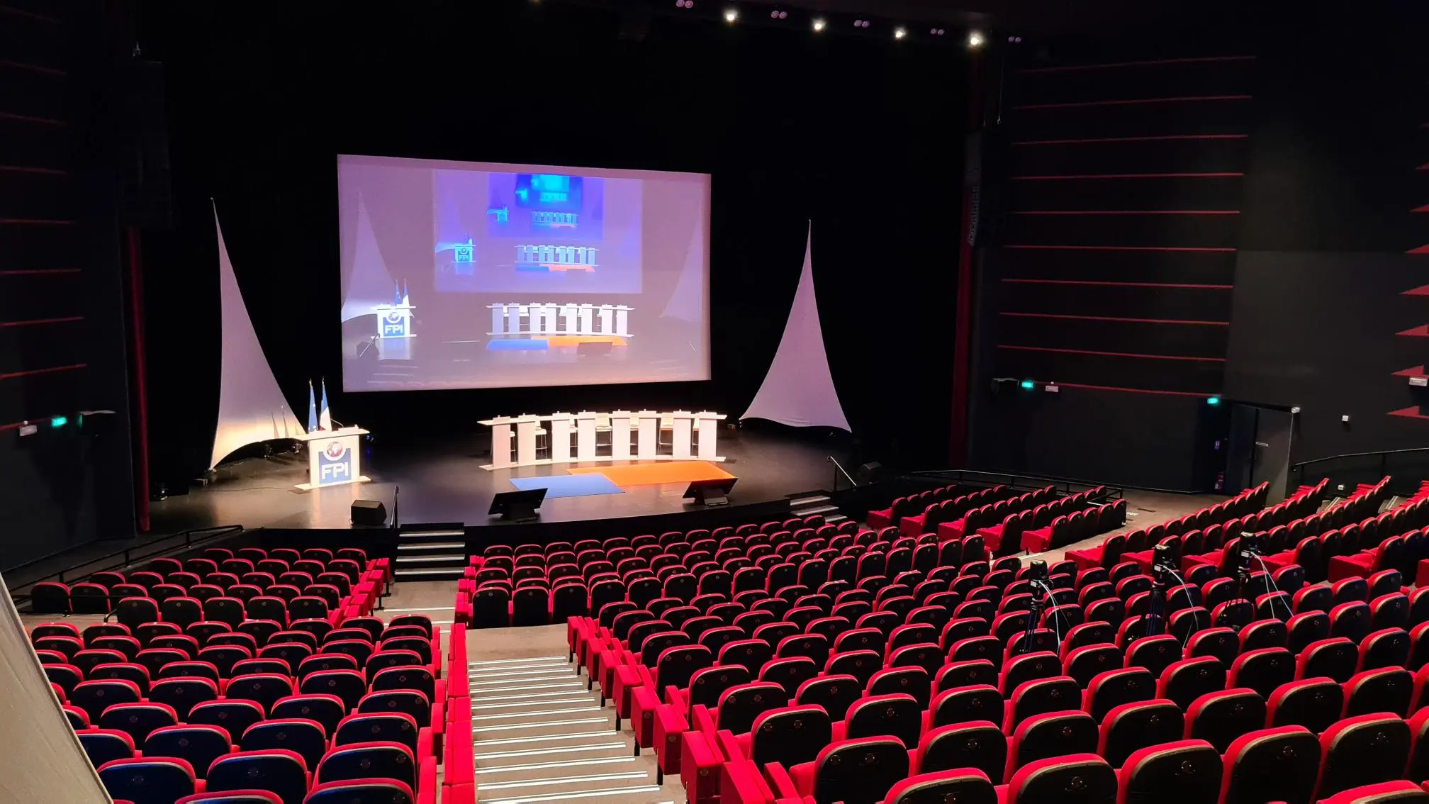 Captation en direct au Forum du Futuroscope