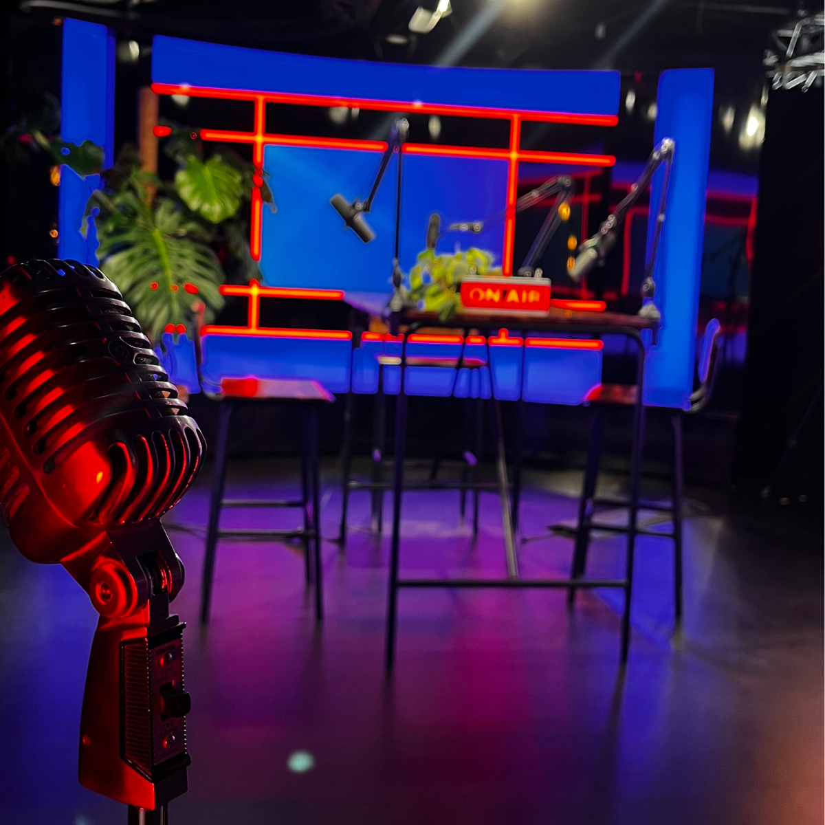podcast vidéo dans notre studio modulable