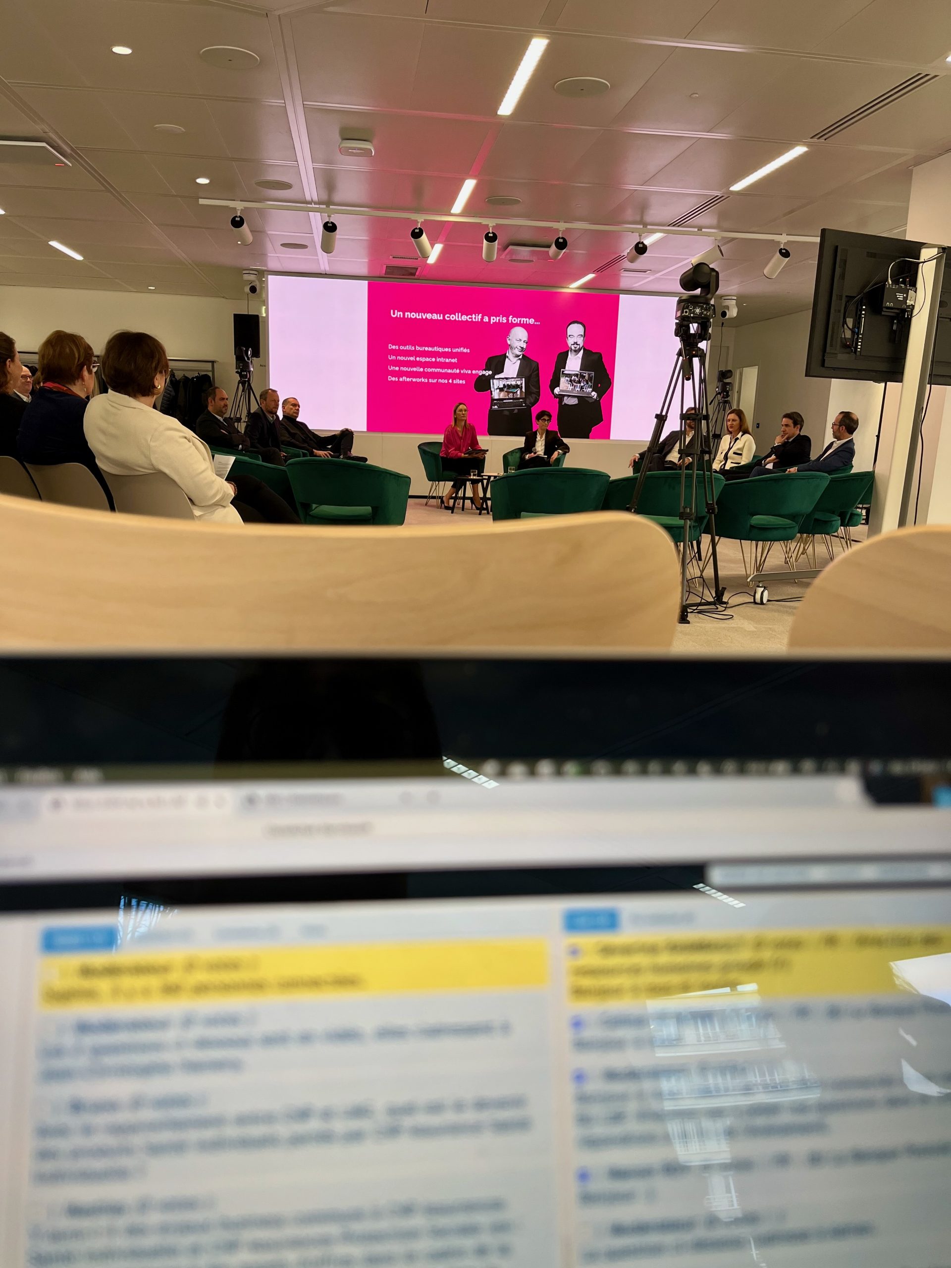 évènement vidéo live de communication interne