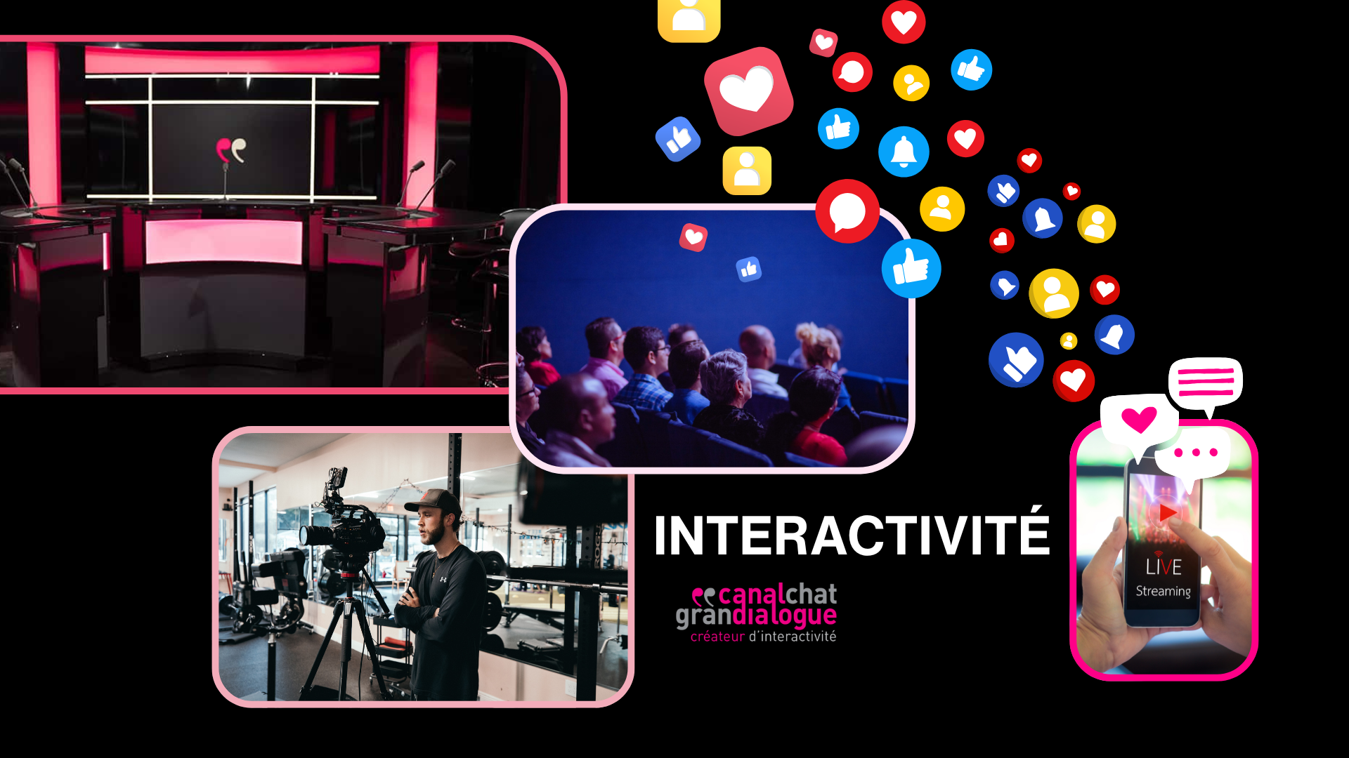 Interactivité en direct