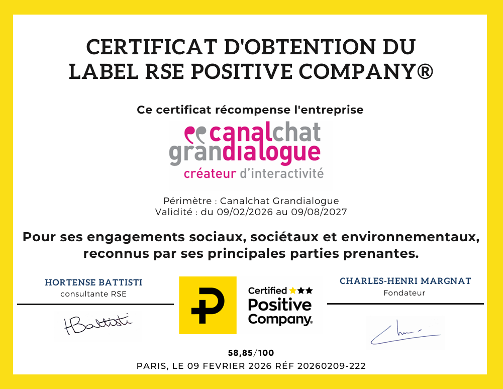 démarche RSE de canalchat